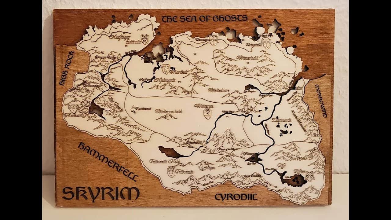 Skyrim Map