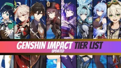 genshin impact tier list