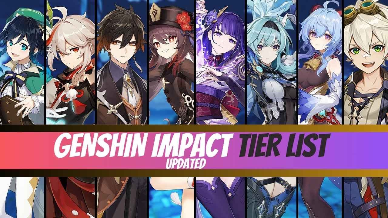 genshin impact tier list