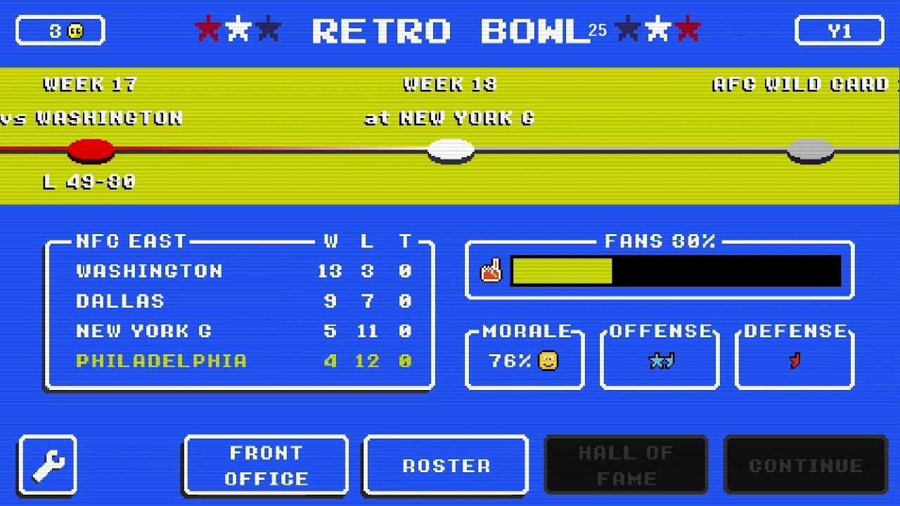 Retro Bowl 25 Unblocked