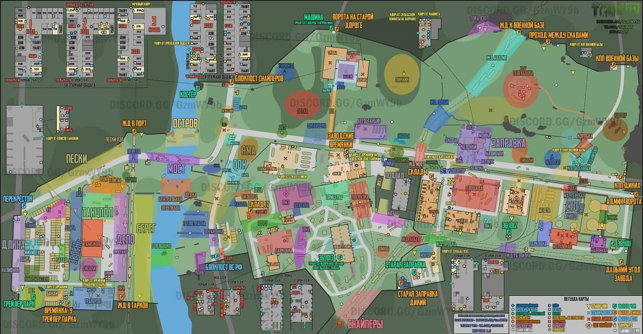 Streets of Tarkov Map