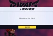 Marvel Rivals Error Code 4