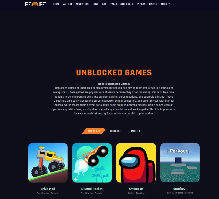 Here Are the Top Trending Best Unblocked Games for School